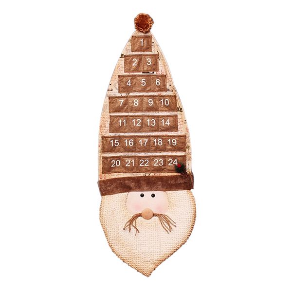 

christmas advent calendar christmas pendant decoration calendar haing wall ornament xmas santa claus