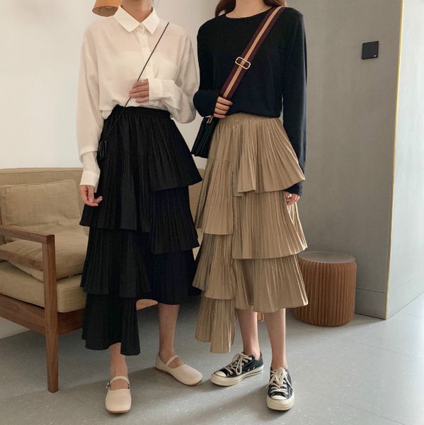 

2020 new fashion women skirts women winter skirts spring gd811, Black