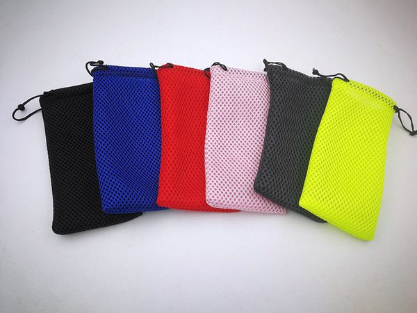 

dustproof glasses case soft waterproof plaid cloth mesh sunglasses bag glasses pouch 100pcs/lot ing
