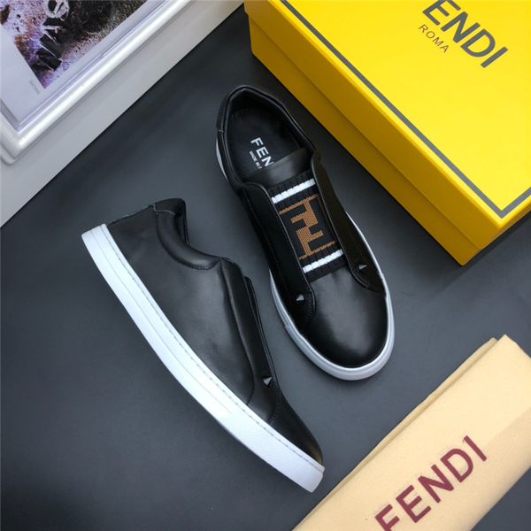

2019 mens designer shoes shoe beautiful platform casual sneakers luxury designers shoes leather solid colors dress shoe d09, Black