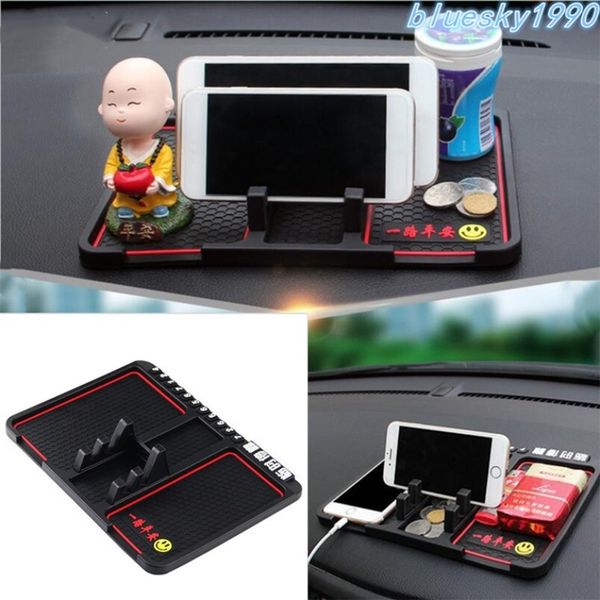 

256 * 180мм многофункциональный автомобилей anti-slip mat авто держатель телефона non скольжению sticky анти slide черточки телефон маунт си