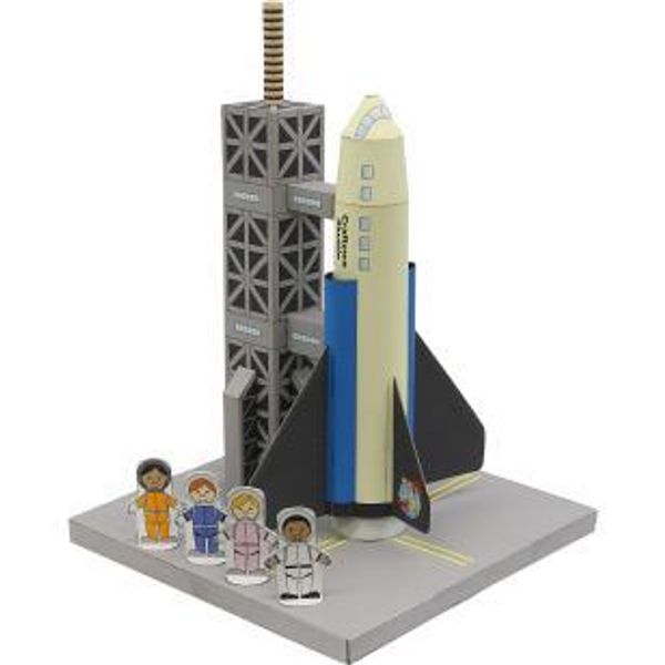 

космический челнок 3d бумажная модель родитель и ребенок diy бумажная модель детский сад ручной работы бумага складная детская образовательн