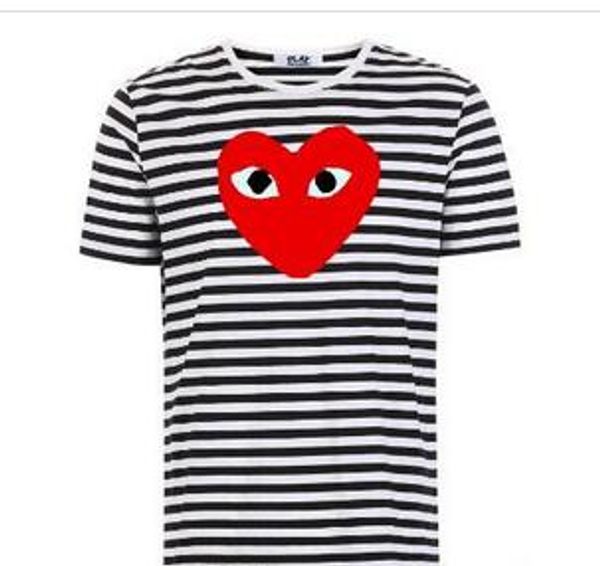 

Cdg play comme men de igner t hirt off with heart port tee hirt de garcon white pablo tripe hirt for ummer vetement