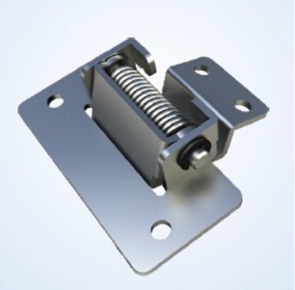

90 degree positioning resilient hinge automatic return hinge iron galvanizing 002-20