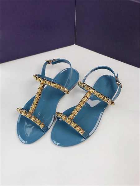 cross strap jelly sandals