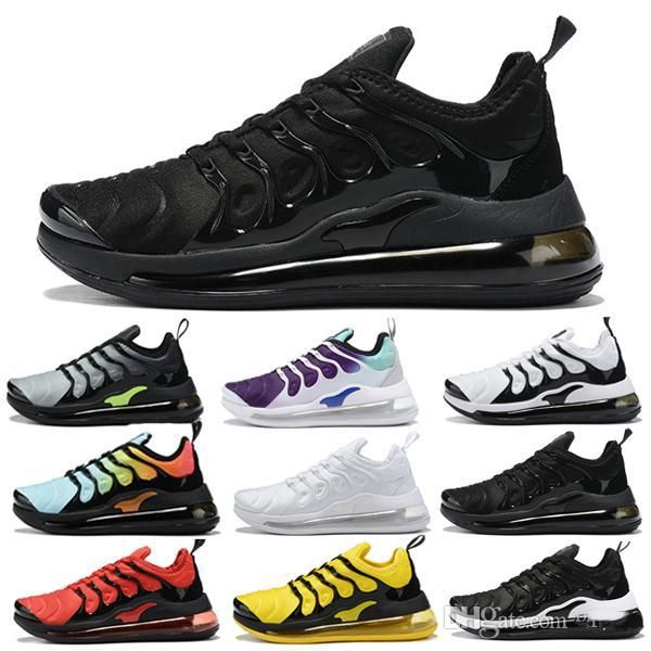 

wholesale 2019 trainers tn plus react triple men shoes desingers metallic silver white presto outdoor running shoes women zapatos sneaker, Black
