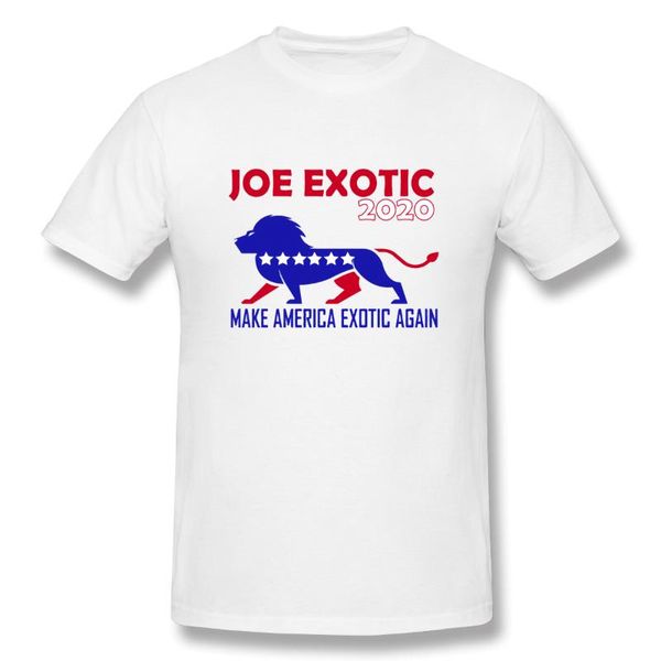 

джо exotic дл пѬезиденов джо exotic дл basic коѬоким Ѭђкавом ђболка евѬопейкого Ѭ, White;black