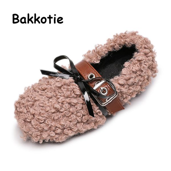 

bakkotie 2019 новых маленькие девочки платье обувь детской осени сладкой боутите моды розовой меховой обувь малыши принцесса мэри джейн flat, Black;grey