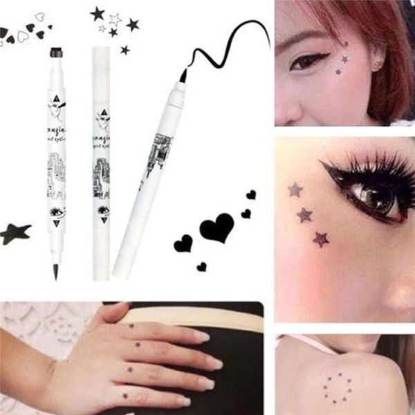 

body collection black liquid dip eyeliner eye liner precision nib fully sealed