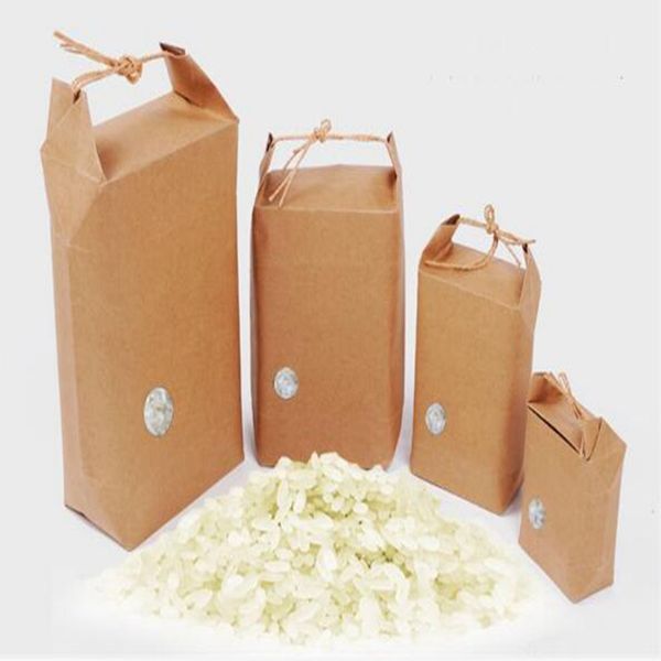 

300шт рисовая бумага упаковка / чай упаковка картонный бумажный мешок / свадьбы крафт-бумажный мешок хранения пищевых продуктов