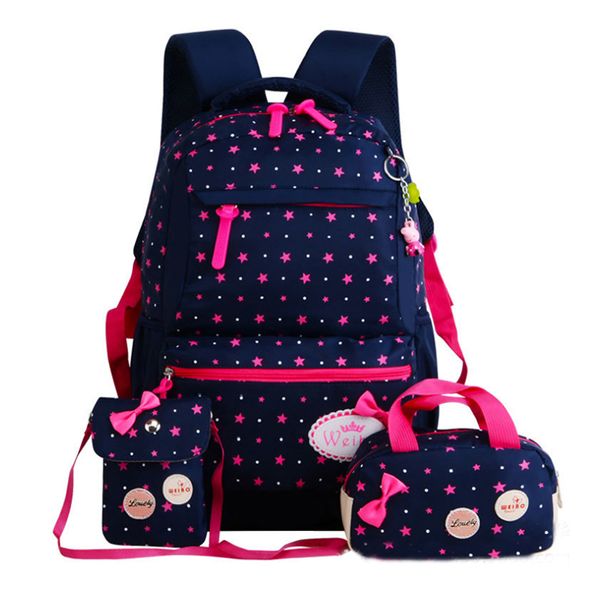 

new 2019 star printing children school bags for girls teenagers backpacks kids orthopedics schoolbags backpack mochila infantil