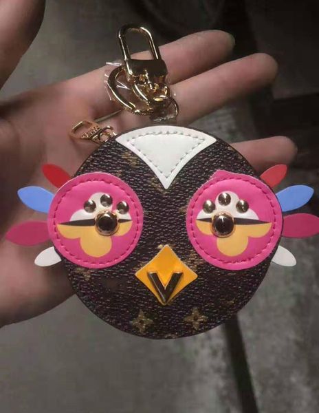 

designer keyring leather mini coin cards keys holder purse zipper pocket pom pom keychain holder pendant, Silver