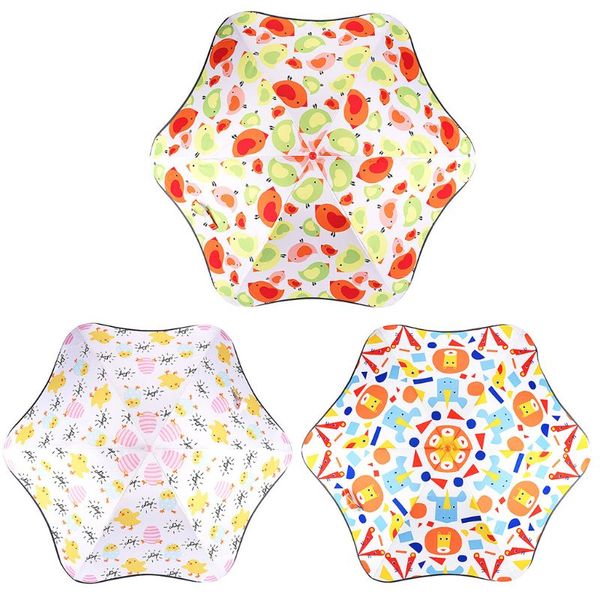 

kids umbrella safe anti-jacket boys girls light long handle children umbrellas u90b