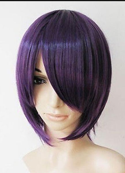 Wig Ll New Style Gintama Takasugi Shinsuke Short Dark
