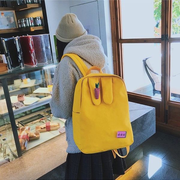 

2020 new backpack women's schoolbag student korean version fresh backpack junior high school student women's