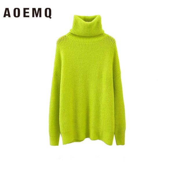 

women's sweaters aoemq simple and stylish multi-color warm high collar long-sleeved slim raglan sleeves long knit sweater coat, White;black