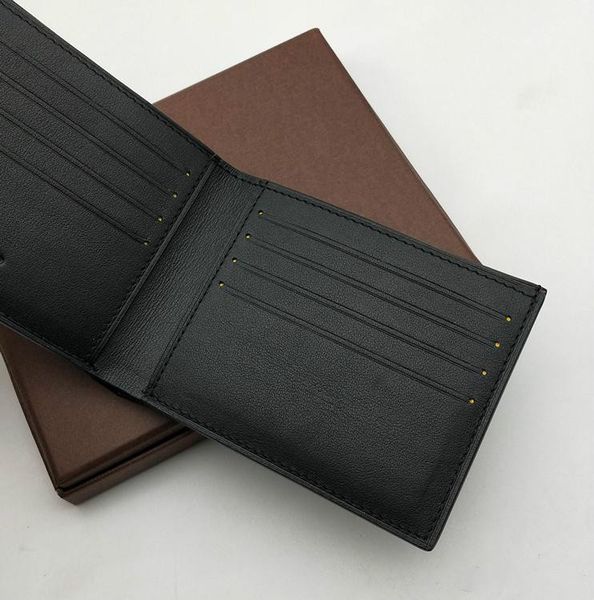 

2020paris style luxury designer mens famous men small wallet coated canvas with genuine leather multiple short bifold wallets purse with box, Red;black