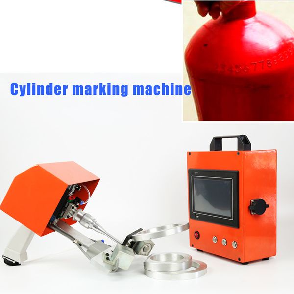 

dot peen cylinder marking machine pin marking machine gas cylinder