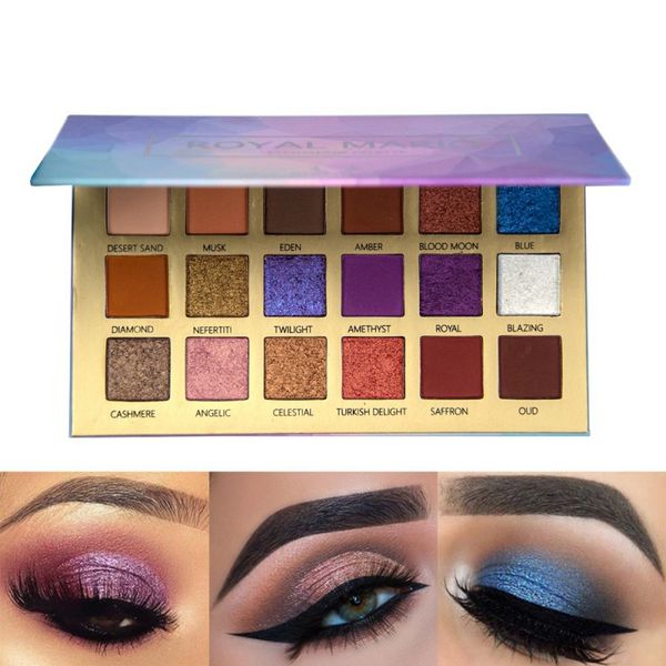 

18 colors eyeshadow pallete make up long-lasting eye shadow matte easy to wear charming eyes makeup palette paleta n