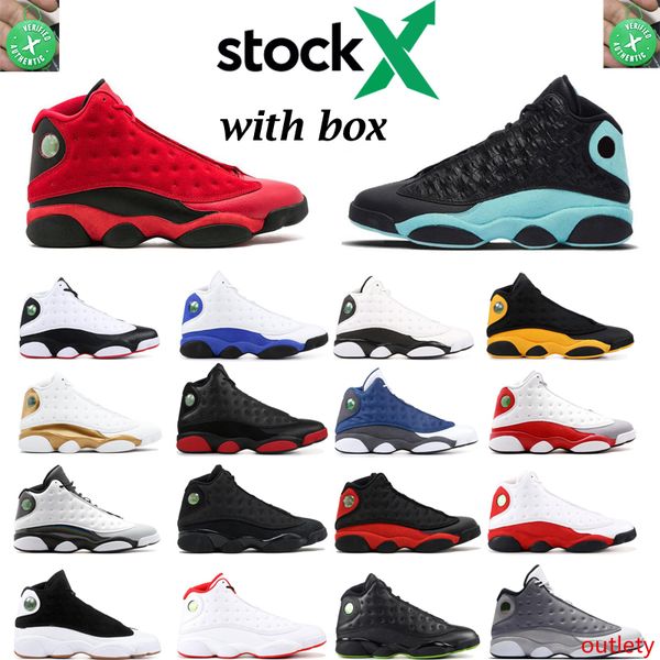 

stock x jumpman 13s men basketball breathable shoes high court purple black cat cap and gown 13 mens athletic sports sneakers