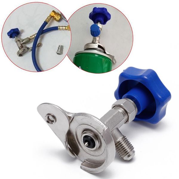 

multi-functional valve refrigerant gas bottle opener easy safe open universal practical bottle opener stainless steel