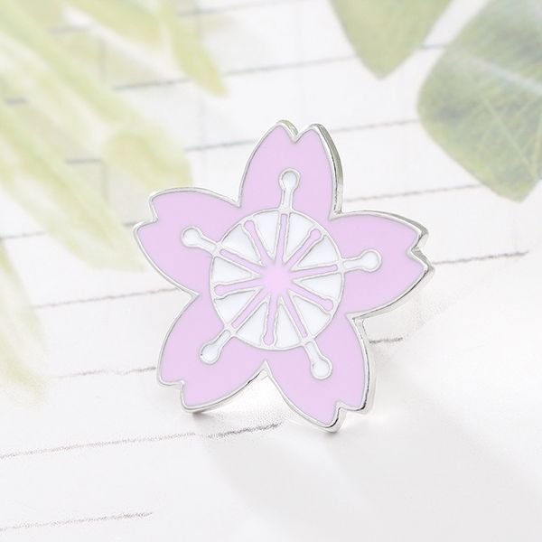 Acheter Fleur De Cerisier Rose Fleur Broche Drip Badge Foulard En Soie Boucle Femmes Bijoux Accessoires Cadeau De Noël En Gros De 1716 Du Home163