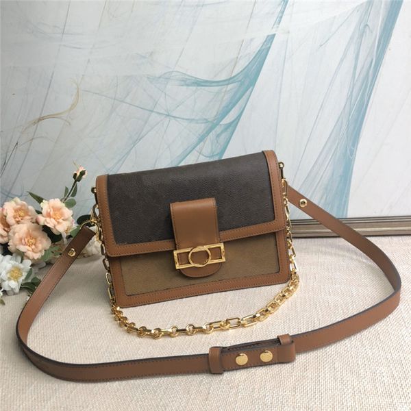 

flap shoulder bag women purses genuine leather shoulder bag comes with box luxury bags for women 2 colors 2 sizes