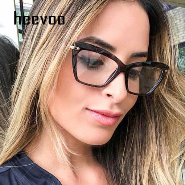 

new glasses women fashion diamond style frame square glasses frames optical computer crystal cut frame office eyewear, Black