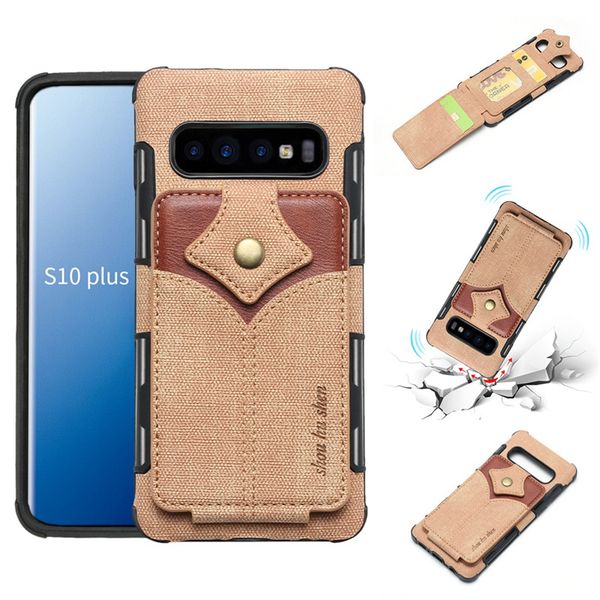 

new luxury wallet leather case for iphone 11 pro max x xs xr max 7 8 samsung note10 note9 s8 s10 plus buiness card slots flip phone case
