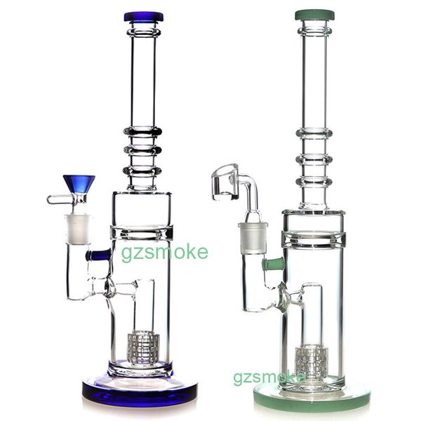 Glasbongs Wasserpfeifen Bong Glaspfeife Dab Rig Inline Wheel Perc Keramiknagelkappe Toro Heady Hitman Bohrinseln Wasserpfeifen