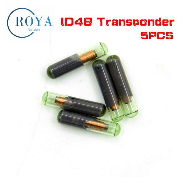 

professional 5pcs/set id48 glass transponder chip key transponder chip id48 id 48 megamos crypto