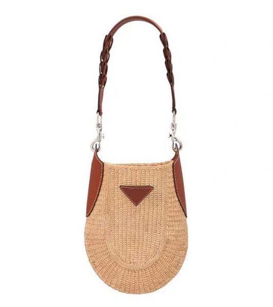 

rattan woven women's bag super fire net red with hand-woven straw bag woven shoulder seaside vacation 2020 women's summe