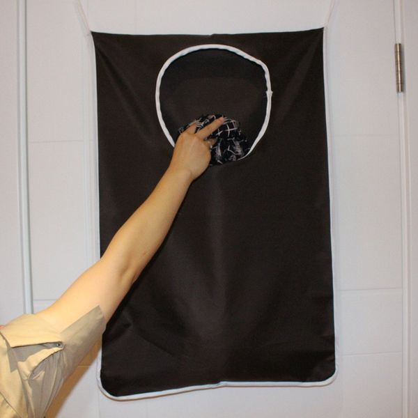 

portable home storage hook bag portable home storage bag door-hanging laundry bag with stainless steel hooks