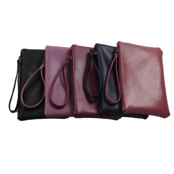 

Stylish Women Zipper Purse PU Leather Bag Wallet Ladies Clutch Coin Wallet Phone Card Holder Handbag Pouch Travel Organizer Bags