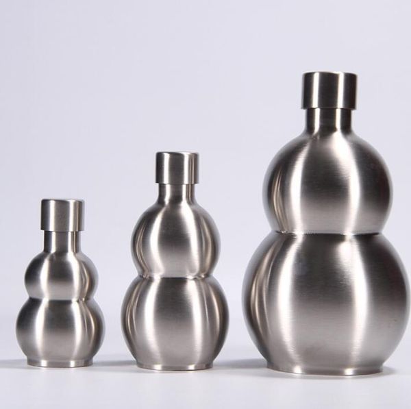 

300ml gourd shaped water cup tumblers stainless steel water bottles mugs single-tier portable outdoor sports kettle coffee cups gga3004-1