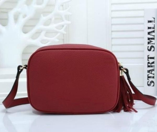 

Дизайнер девушки сумки SOHO DISCO сумка Кожа PU Tassel молнии сумки на ремне Женщины Crossbody