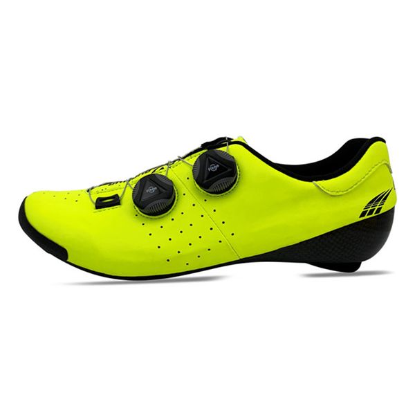 

city cycling c3 yellow shoe road bike shoe road cycling, Black