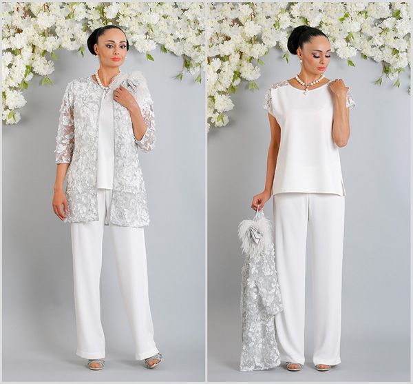

white long mother of the bride suits with jacket wedding guest dress custom women outfit evening gowns, Black;red