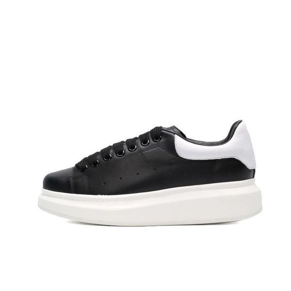 

designer reflective platform shoes for girl women white black leather platform shoes flat casual party sports size 36-44 c23