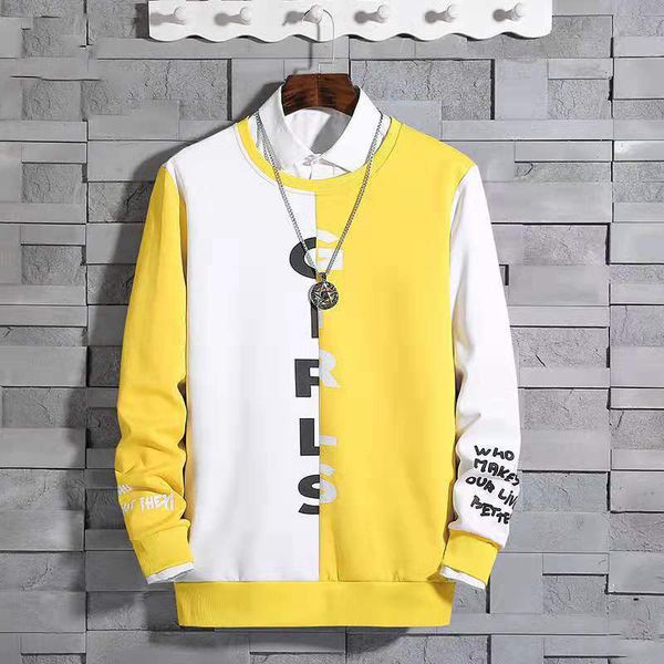 

мужская новинка свитер свободного покроя с капюшоном новое поступление мужские толстовки бренд полосатые кофты мужчины уличная одежда плюс р, Black