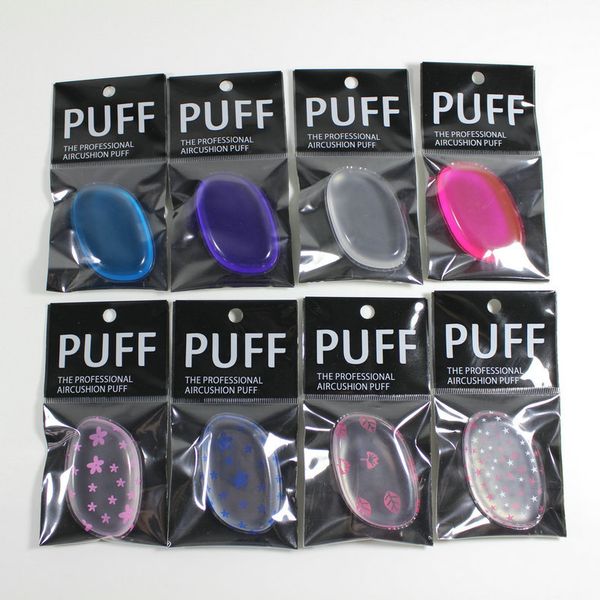 

1шт силиконовый макияж губка желе пудра крем пуховкой Silisponge Face Foundation леопарда бле