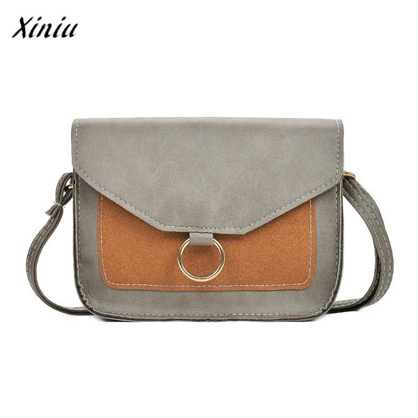 

xiniu quality fashion women bag hit color leather crossbody bags mini messenger shoulder bag clutch casual totes flap bolsas