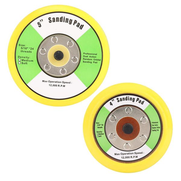 

100/125mm hook and loop sanding polishing backing pad with m8 thread