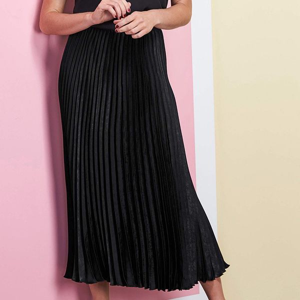 

harajuku skirt pleated skirts womens solid color pleated navy black elasticated waist faldas mujer moda 2019 jupe longue femme