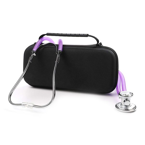 

portable zipper bag storage pouch eva hard carry case for 3m littman/vive precision stethoscope aia99