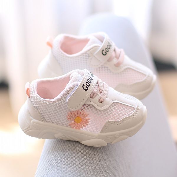 

2020 summer new baby fashion sneakers mesh toddler sport shoes breathable baby boys girls first walkers sale