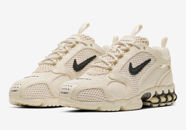 

new stussy zoom spiridon caged 2 men running shoes 3m sports trainers track red beige fashion designer women sneakers cu1854-200