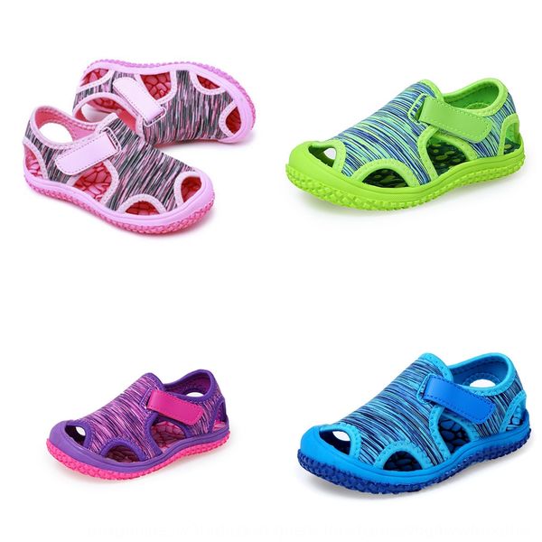 

girls' tong bao sandals children's shoes sports boys' babies' toddler shoes summer anti-skid soft bottom children's, Black;red