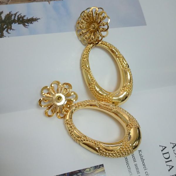 

christmas earrings big earrings gold copper africa long vintage, Silver