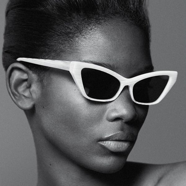 

sunglasses, White;black
